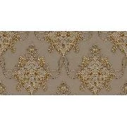 Ottoman Wallcoverings Kahve Zemin Bakır Motifler Klasik Desenli B055 Duvar Kağıdı 16.50 M²