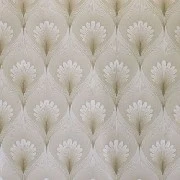 Golden Forever Krem Kahve Geometrik Desen İçinde Yaprak Desenli 15361 Duvar Kağıdı 5 M²