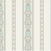 Adawall Rumi Bej Mavi Süslemeli Çizgi Desenli 6803-4 Duvar Kağıdı 10.60 M²