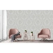 Adawall Rumi Krem Motifli Damask Desenli 6808-6 Duvar Kağıdı 10.60 M²