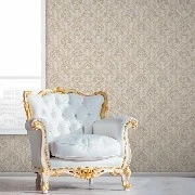 Duka Legend Bej Zemin Gold Motifli Damask Desenli 81152-1 Duvar Kağıdı 16.50 M²