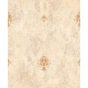 Bella Wallcoverings Krem Zemin Kahve Damask Desenli YG31203 Duvar Kağıdı 16.50 M²