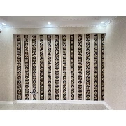 Duka Sawoy Lacivert Gold Çizgili Damask Desenli 17151-4 Duvar Kağıdı 10.00 M²