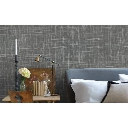 Decowall Maki Gri Bej Keten Doku Desenli 402-04 Duvar Kağıdı 16.50 M²