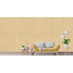Murella Canova (italyan) Kabartma Doku Kahve Krem Hareli Düz M2072 Duvar Kağıdı 7 M²