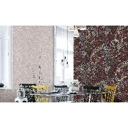 Decowall Retro Lacivert Bordo Bej Mor Yeşil Vintage Şal Desenli 5013-02 Duvar Kağıdı 16.50 M²