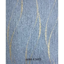 Golden Black Koyu Gri Zemin Gold Çizgi Desenli 41415 Duvar Kağıdı 16.10 M²