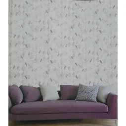 Livart Cashmir Eskitme Gri Mor Geometrik Baklava Desenli 650-3 Duvar Kağıdı 16.50 M²