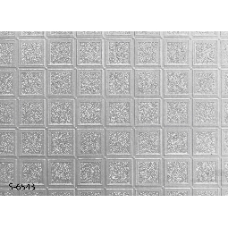 Yasham Seela Boyanabilir Beyaz Kabartma Doku Kare Desenli S-6543 Duvar Kağıdı 26.5 M²