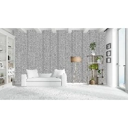 Decowall Retro Beyaz Gri Retro Kumaş Desenli 5007-02 Duvar Kağıdı 16.50 M²