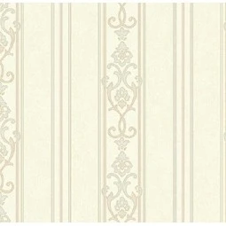 Adawall Rumi Krem Klasik Süslemeli Çizgi Desenli 6805-1 Duvar Kağıdı 10.60 M²
