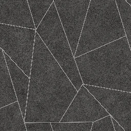 Duka Lifestyle Antrasit Zemin Gümüş Geometrik Çizgi Desenli 23130-4 Duvar Kağıdı 10.60 M²