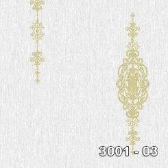 Decowall Armani Krem Damask Desenli 3001-03 Duvar Kağıdı 16.50 M²