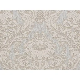 Murella Canova (italyan) Kabartma Doku Mavi Gri Motifli Damask Desenli M2074 Duvar Kağıdı 7 M²