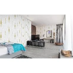 Decowall Armani Gri Krem Damask Desenli 3001-02 Duvar Kağıdı 16.50 M²