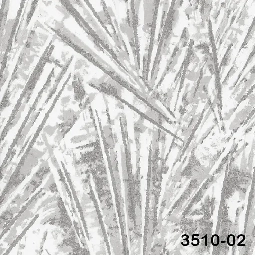 Decowall Tudor Beyaz Gri Soyut Yaprak Kristal Desenli 3510-02 Duvar Kağıdı 16.50 M²