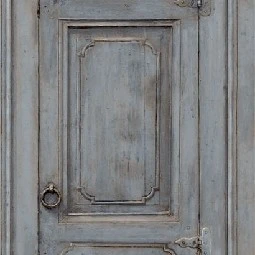Ugepa (fransız) Home 3 Boyutlu Mavi Ahşap Kapı Desenli L11701 Duvar Kağıdı 5 M²