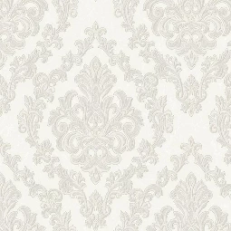 Adawall Dante Beyaz Motifli Damask Desenli 1405-1 Duvar Kağıdı 10.60 M²