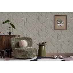 Adawall Icon Gri Bej Modern Minimal Geometrik Desenli 24113-5 Duvar Kağıdı 16.50 M²