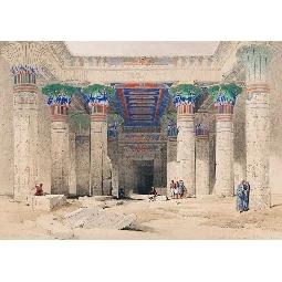 3d Manzara Antik Mısır Philae Tapınağı