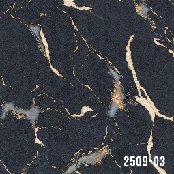 Decowall Odessa Lacivert Gold Mavi Mermer Desenli 2509-03 Duvar Kağıdı 16.50 M²