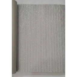 Maxwall Cappadocia Gri Simli İnce Çizgi Desenli 47-002 Duvar Kağıdı 16.50 M²