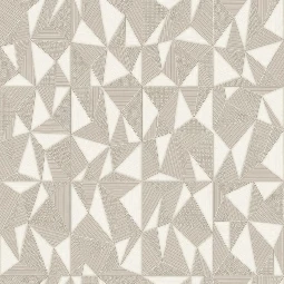 Adawall Omega Krem Modern Geometrik Desenli 23204-2 Duvar Kağıdı 16.50 M²