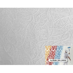 Yasham Seela Boyanabilir Beyaz Kabartma Doku Modern Çizgi Desenli S-6551 Duvar Kağıdı 26.5 M²