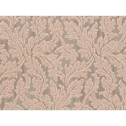Murella Canova (italyan) Kabartma Doku Gri Zemin Üstünde Kahve Yaprak Desenli M2049 Duvar Kağıdı 7 M²