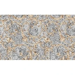 Bella Wallcoverings Gri Eskitme Zemin Gold Motif Desenli YG32403 Duvar Kağıdı 16.50 M²