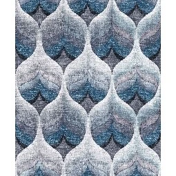 Bella Wallcoverings Mavi Gri Siyah 3 Boyutlu Geometrik Desenli YG32004 Duvar Kağıdı 16.50 M²