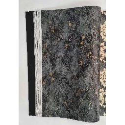 Golden Black Siyah Gri Gold Eskitme Beton Sıva Desenli 41195 Duvar Kağıdı 16.10 M²