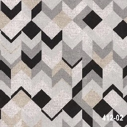 Decowall Maki Gri Kahve Siyah Geometrik Desenli 412-02 Duvar Kağıdı 16.50 M²