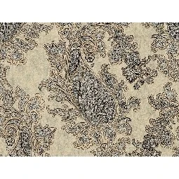 Murella Canova (italyan) Vizon Lacivert Kabartma Doku Şal Desenli M2008 Duvar Kağıdı 7 M²