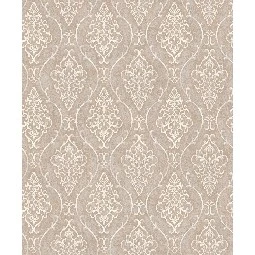 Bella Wallcoverings Kahverengi Zemin Gold Motifli Damask Desenli YG31804 Duvar Kağıdı 16.50 M²