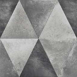 Ugepa (fransız) Hexagone 3 Boyutlu Soyut Metalik Gümüş Geometrik Taş Desenli L62509 Duvar Kağıdı 5 M²