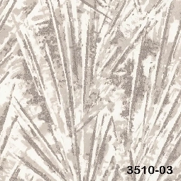 Decowall Tudor Krem Bej Soyut Yaprak Kristal Desenli 3510-03 Duvar Kağıdı 16.50 M²