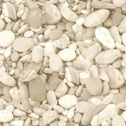 Ugepa (fransız) Roll İn Stones 3 Boyutlu Bej Çakıl Taşı Desenli J99607 Duvar Kağıdı 5 M²