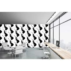 Gmz Vav Collection 3d Efektli Gri Siyaz Beyaz Burma Desenli 42310-4 Duvar Kağıdı 16.50 M²