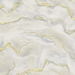 Burawall Erva Açık Gri Krem Mermer Üzerinde Gold Damar Desenli GT-10306 Duvar Kağıdı 16.50 M²