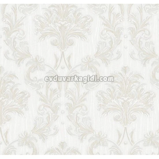 Adawall Rumi Krem Motifli Damask Desenli 6808-6 Duvar Kağıdı 10.60 M²