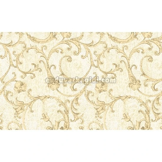 Bella Wallcoverings Krem Zemin Gold Motif Desenli YG32401 Duvar Kağıdı 16.50 M²