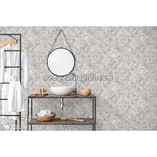 Adawall Roka Gri Modern Mermer Desenli 23101-3 Duvar Kağıdı 16.50 M²