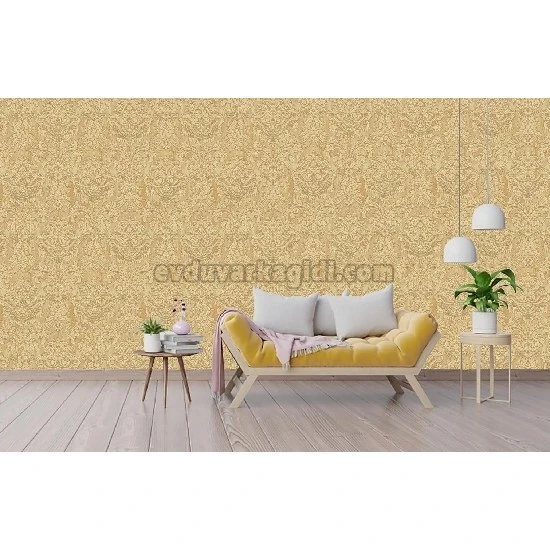 Adawall Seven Kahve Altın Klasik Damask Desenli 7807-3 Duvar Kağıdı 16.50 M²