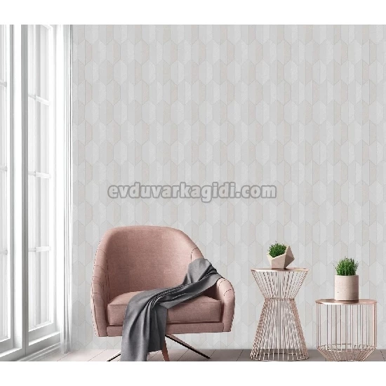 Adawall Vera Krem Modern Geometrik Desenli 1501-2 Duvar Kağıdı 16.50 M²