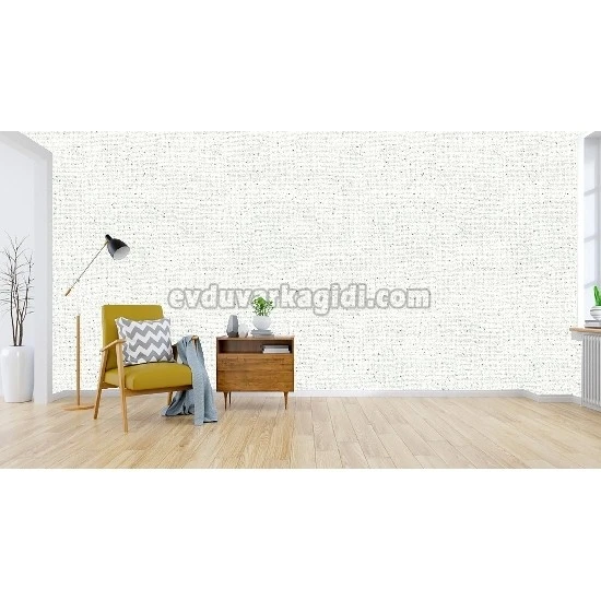 Prowall Ainos Beyaz Hasır Desenli 6502-1 Duvar Kağıdı 16.50 M²