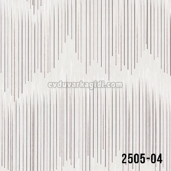 Decowall Odessa Gri Kahverengi Çizgili Zigzag Desenli 2505-04 Duvar Kağıdı 16,50 M²