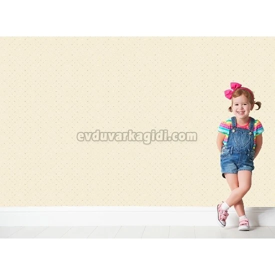 Adawall Ada Kids Açık Bej Baklava Desenli 8911-1 Duvar Kağıdı 10 M²