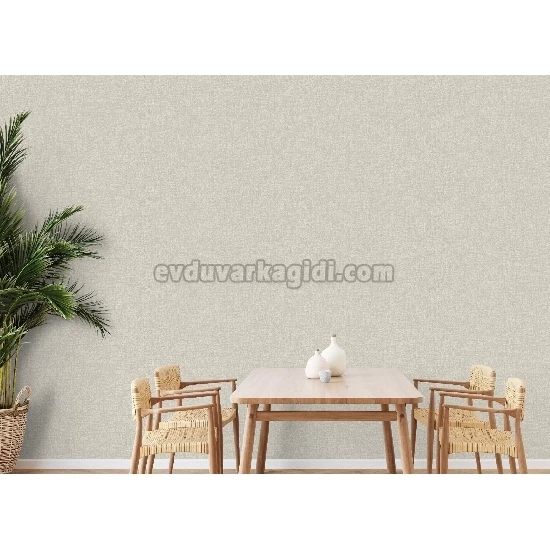 Adawall Roka Açık Bej Düz Desenli 23109-2 Duvar Kağıdı 16.50 M²