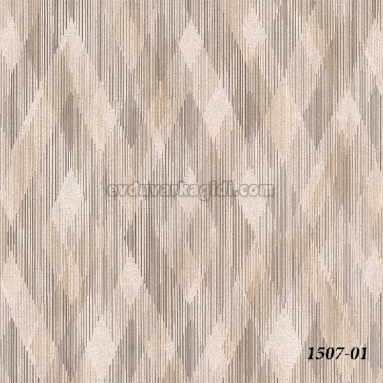 Decowall Orlando Krem Geometrik Baklava Desenli 1507-01 Duvar Kağıdı 16.50 M²